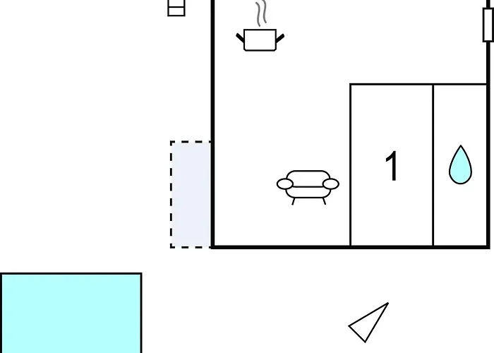 1 Bedroom Cozy In Appartement Jezera